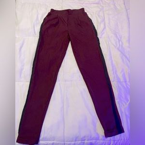 Garnet elastic waist trousers